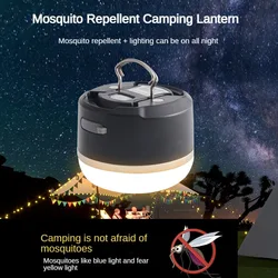 Portable Camping Lantern Rechargeable Powerful Flashlight 3600mA Emergency Work Lamp Outdoor Waterproof Mosquito Repellent light