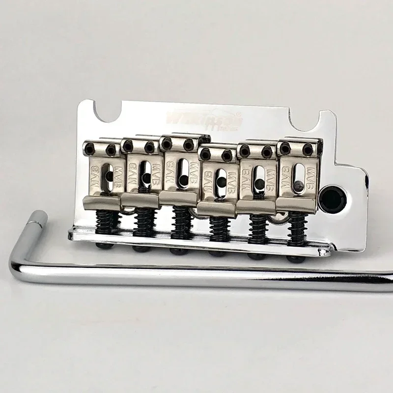 Wilkinson 2-point Vintage Electric Guitar Tremolo Bridge  Full Block Tremolo Kit WOV05- Chrome