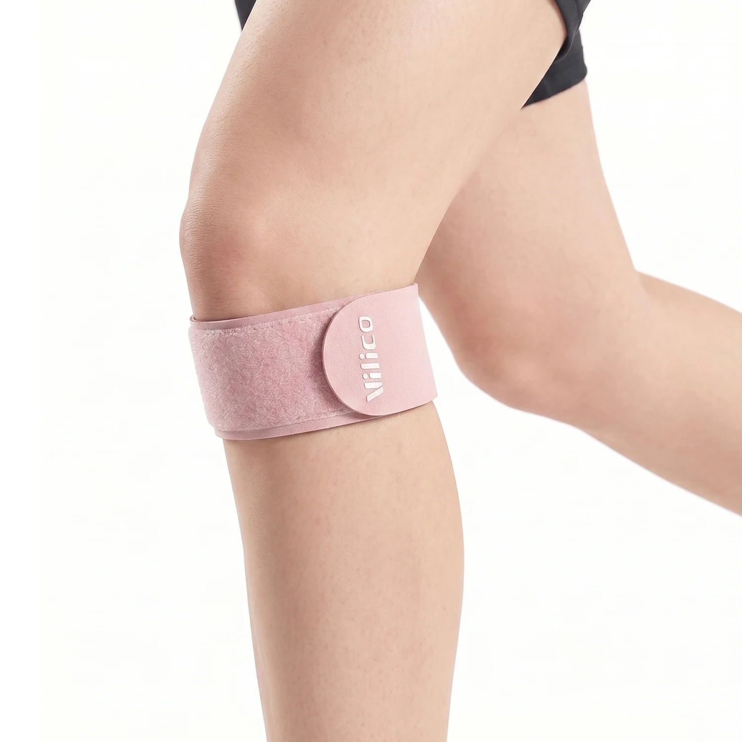 AliExpress NONE 1Pc Patellar Tendon Band, Vilico Ultra Thin 0.9mm Anti-slip Adjustable Compression Knee Strap for Running Cycling Workout, Unise