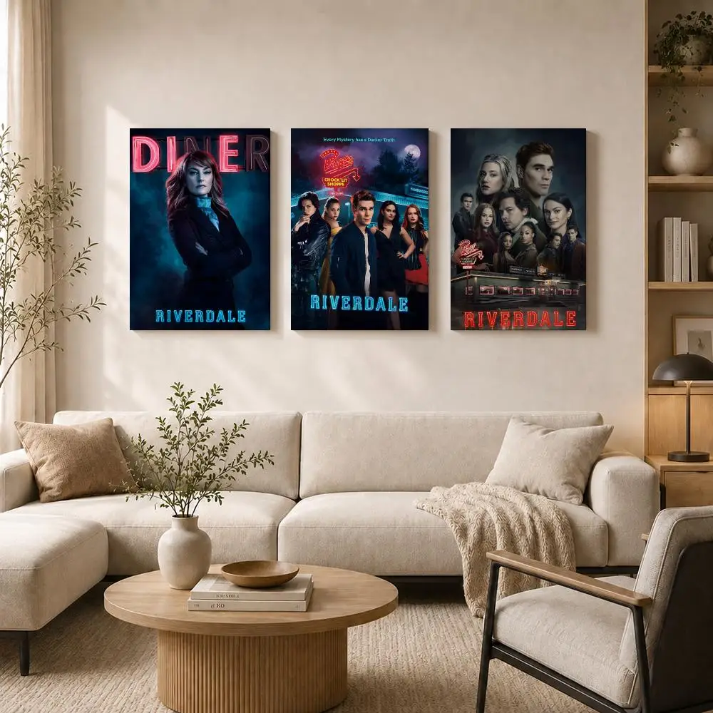 American TV Show Riverdale Framed Wall Painting HD Inner Frame Canvas Poster Bedroom Room Hallway Wall Art Decor - view 2