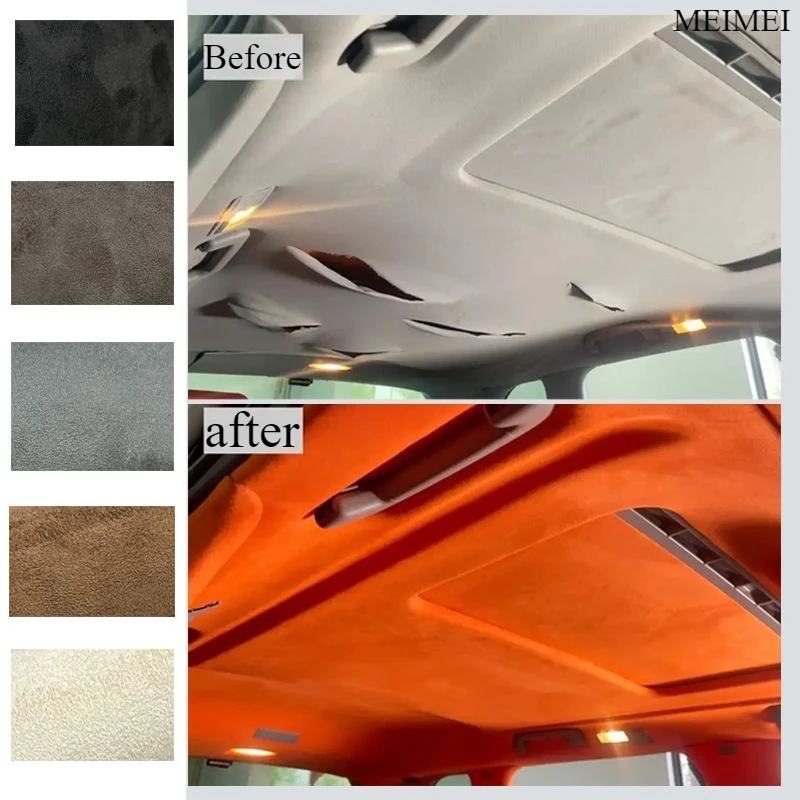 

Self Adhesive Suede Fabric Sheet Rolls Stick on For Car Interior, Line Drawers, Jewelry Box Faux Suede Wrap Film Sticker Stretch