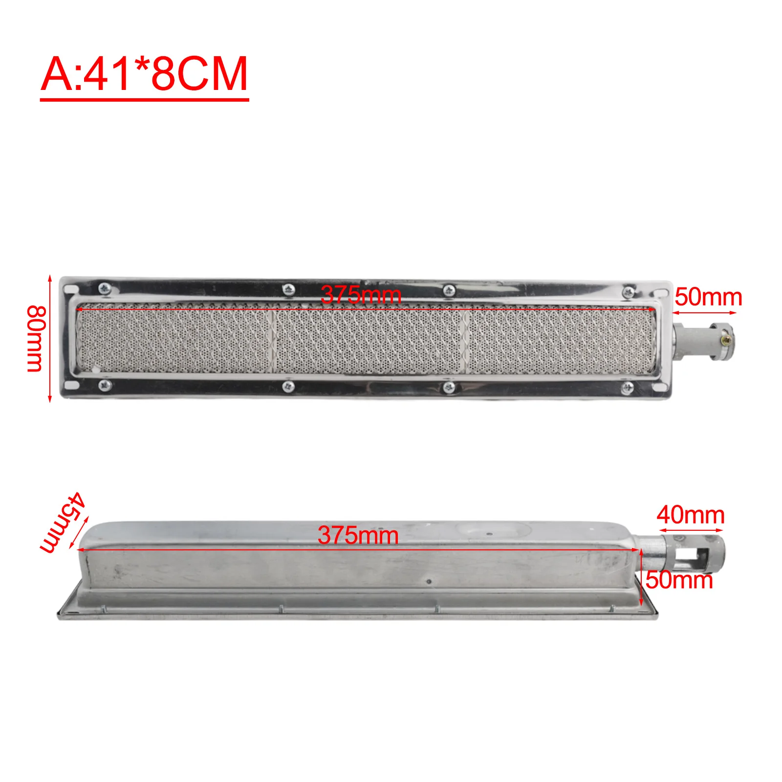 

Replacement Parts Ceramic Burner Metal Multiple Fuel Type Ceramic Ceramic Heater Compact Size Infrared Side Burner