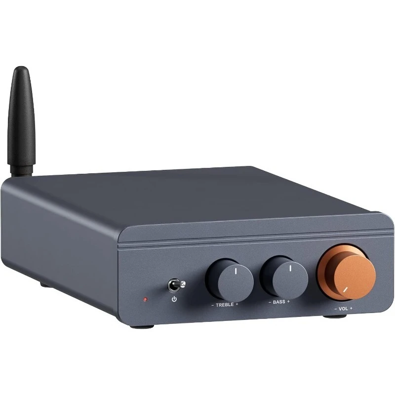 

BT20A Pro Bluetooth 5.0 Amplifier, 300W x2 Wireless Amp, TPA3255 2 Channel Mini Class D Integrated Home Audio