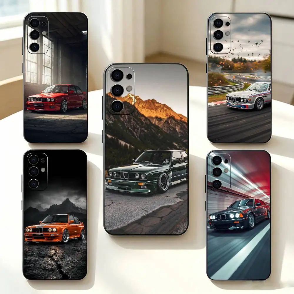 E-E30 Car for B-bwm   Phone Case For Samsung S25,S24,S21,S22,S23,S30,Ultra,S20,Plus,Fe,Lite,Note,10,Black Cover