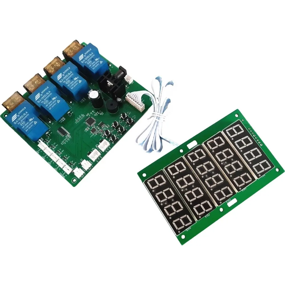 JY-215 Custom 4 Channel Timer Board for Bill Acceptor Coin Acceptor Relay Time Control PCB for Car Washing Machine