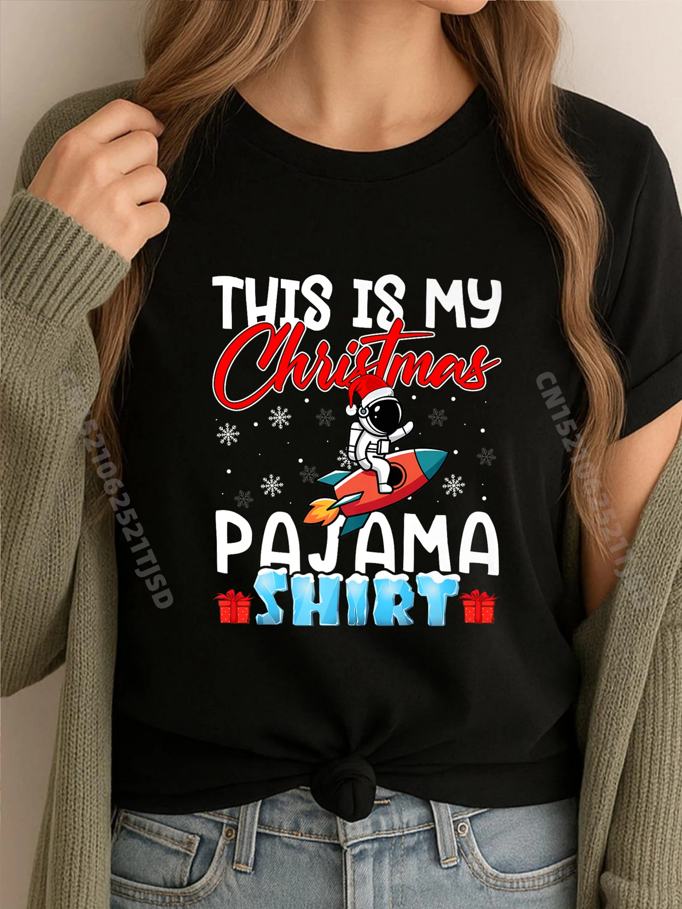 

Рождественская пижама с астронавтом, космическая елка, снежинки, рождественские мужские рубашки, футболка с рисунком, мужская хлопковая футболка, топы в стиле ретро, футболки