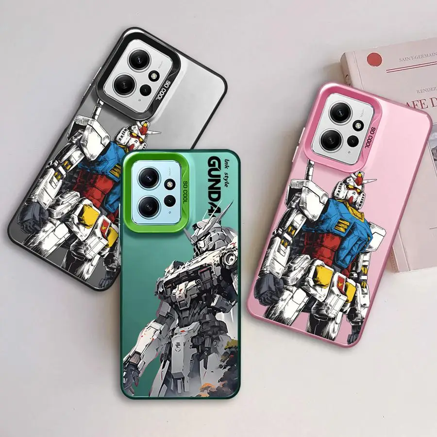 G-GUNDAMS ROBOT Phone Case for Xiaomi 11 Lite 12T 13T Pro Redmi K60 Poco F3 GT F4 X3 NFC X3 Pro X5 C50 C51 Soft