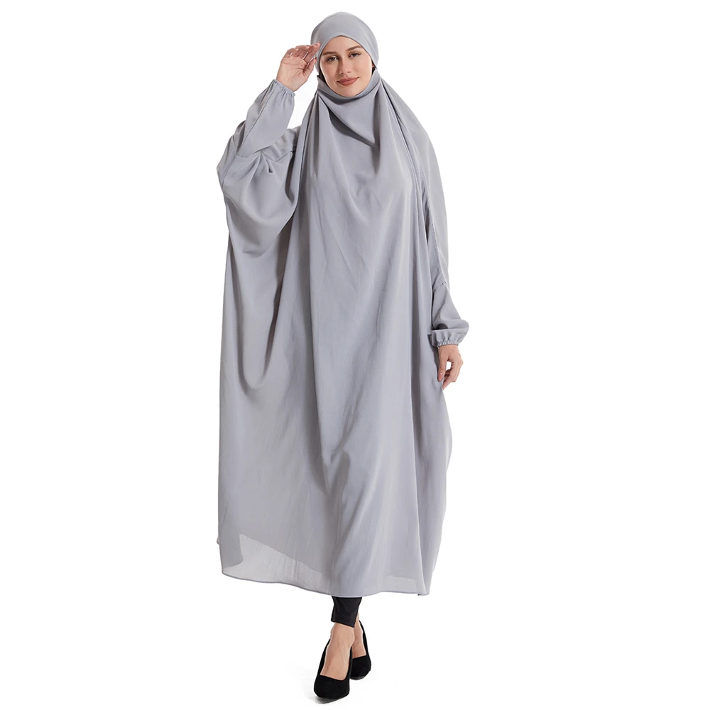 Islamic Clothing Modest Abaya Women Eid Ramadan Prayer Dress Muslim Garment Clothes Arab Robe Caftan Kaftan Gown Overhead Abayas