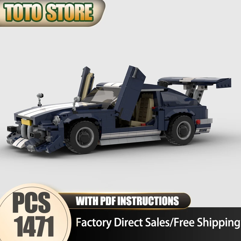 

Супер спортивный автомобиль Moc, строительные блоки 240Z, скоростные автомобили, технология, кирпич, сделай сам, сборка, строительная игрушка, праздничный набор, подарки