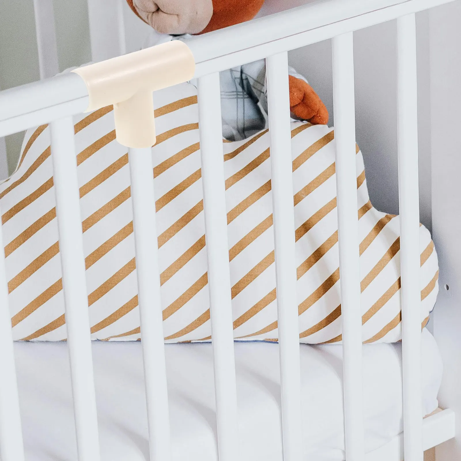 20Pcs Baby Play Yard Replacement Joints Plastic T Connector Parts Stable Tee Playpen Assembly Accessories Safe Baby Fence