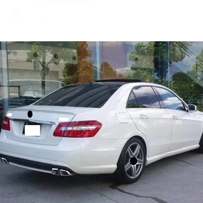 For E CLASS W212 a Style Body Kit Side Skirt E260 E200L to E63 Front Bumper and Rear Diffuser Exhaust Tips PP Material Facelift