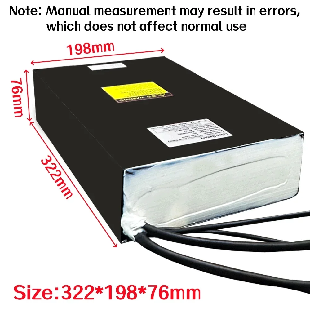 16S7P 60V 33600mAh 21700 Rechargeable Lithium Battery Pack Suitable For Dual Drive Scooter Battery，with BMS