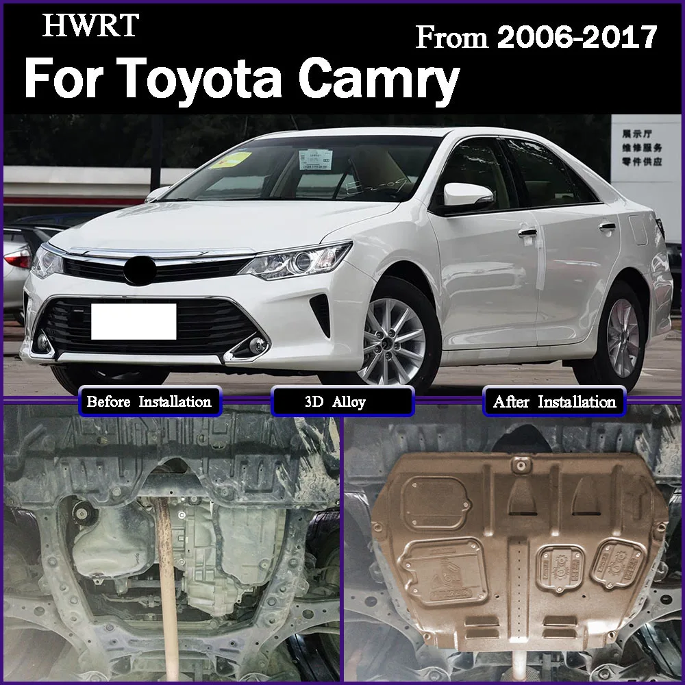 

Car Under Engine Guard Mudguard Board Splash Shield Mud Fender Plate Panel For Toyota Camry 2006-2017 2.0L 2.4L 2.5L