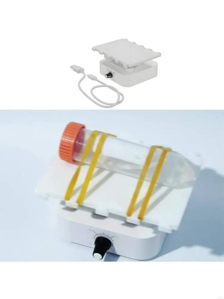   Miniature Lab Orbital Shaker 360 Rotating Mixer with Adjustable Speed For Smooth Liquid Agitation In Various Settings