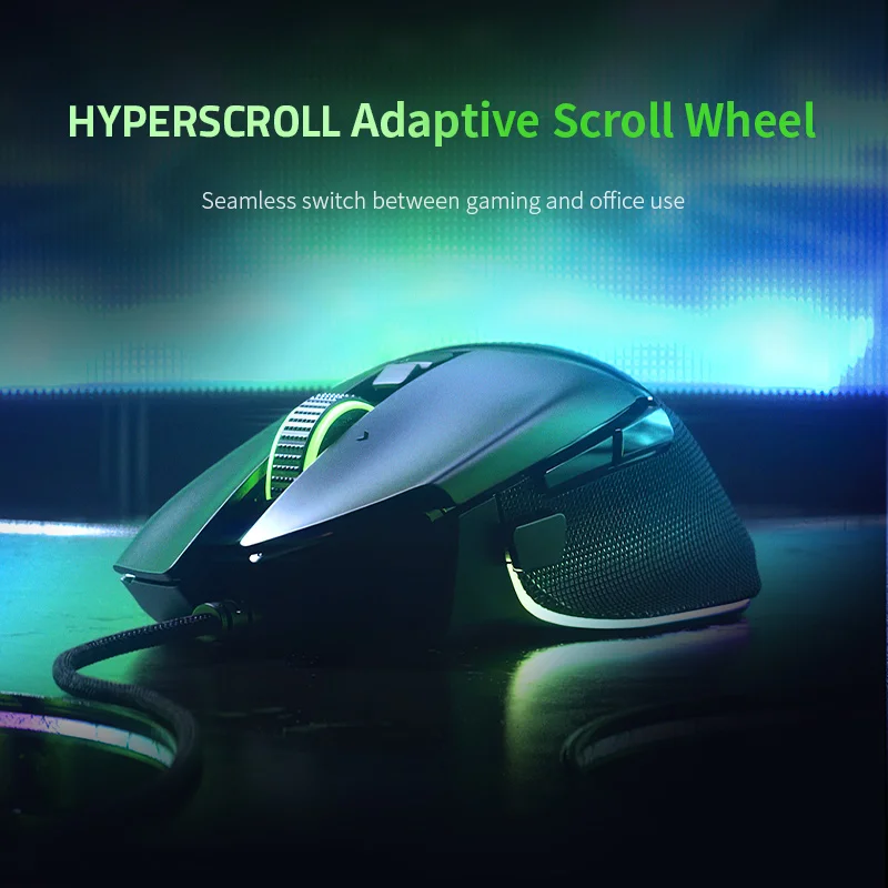 Razer Basilisk V3 Wired RGB Gaming Mouse with Intelligent Scroll Wheel