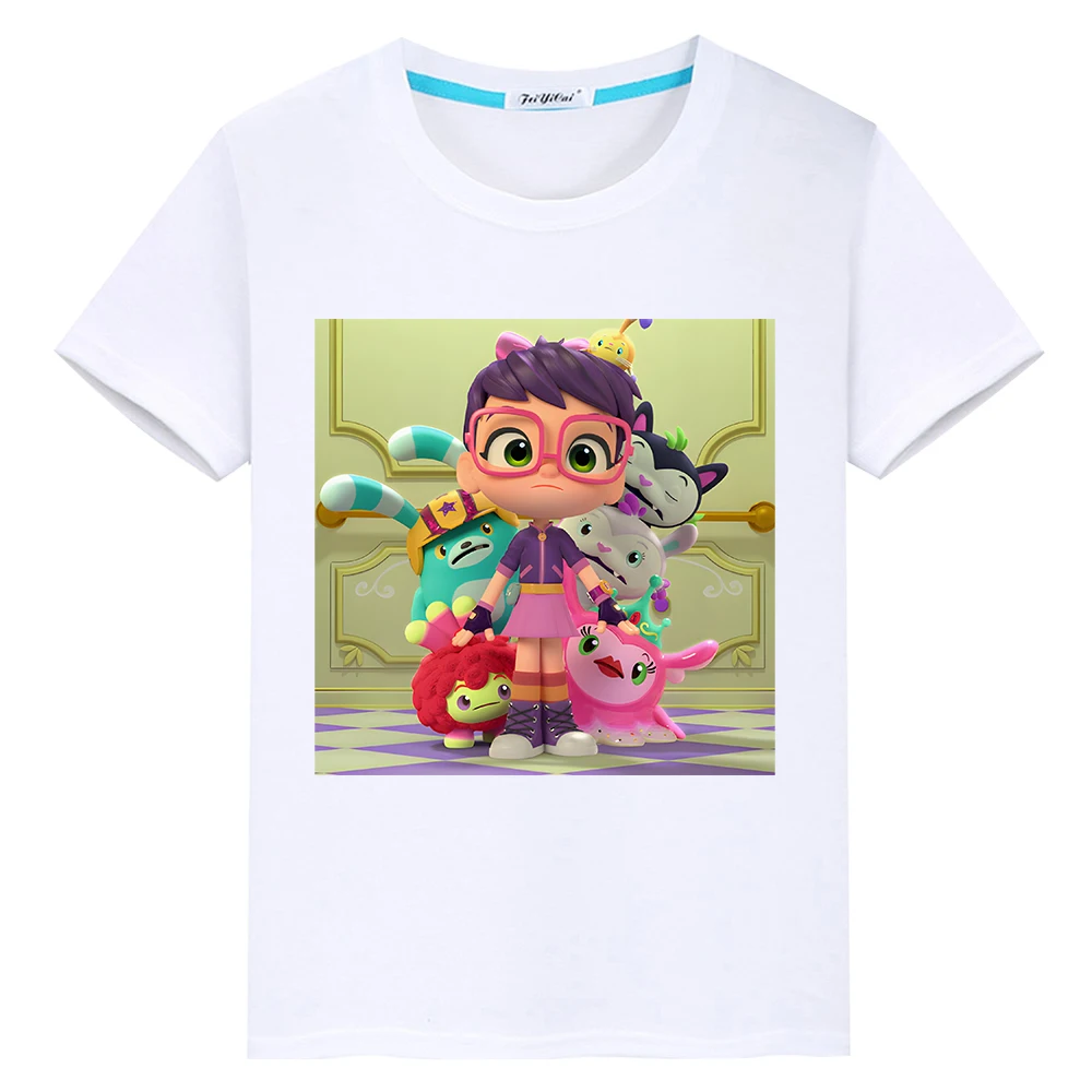 

Abby Hatcher 100%Cotton Print Summer Cute T-shirt Short cartoons boy girl clothes Tops anime Tees pride tshirt y2k kid Day gift