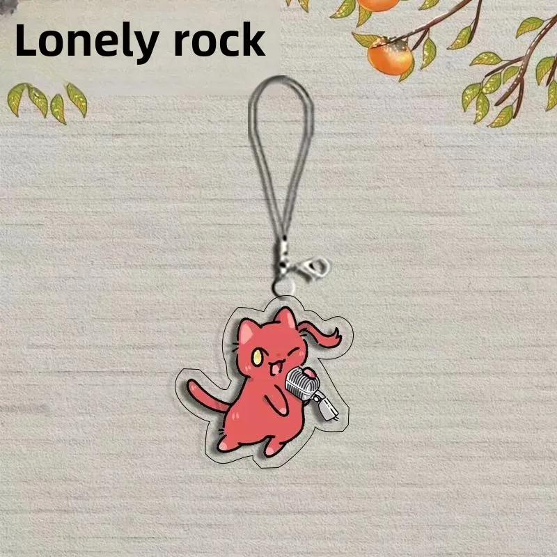 Bocchi The Rock! Gotoh Hitori Phone Chain Anime Figure Ijichi Nijika Yamada Ryo Kita Ikuyo Mobile Phone Pendant Strap Keyring