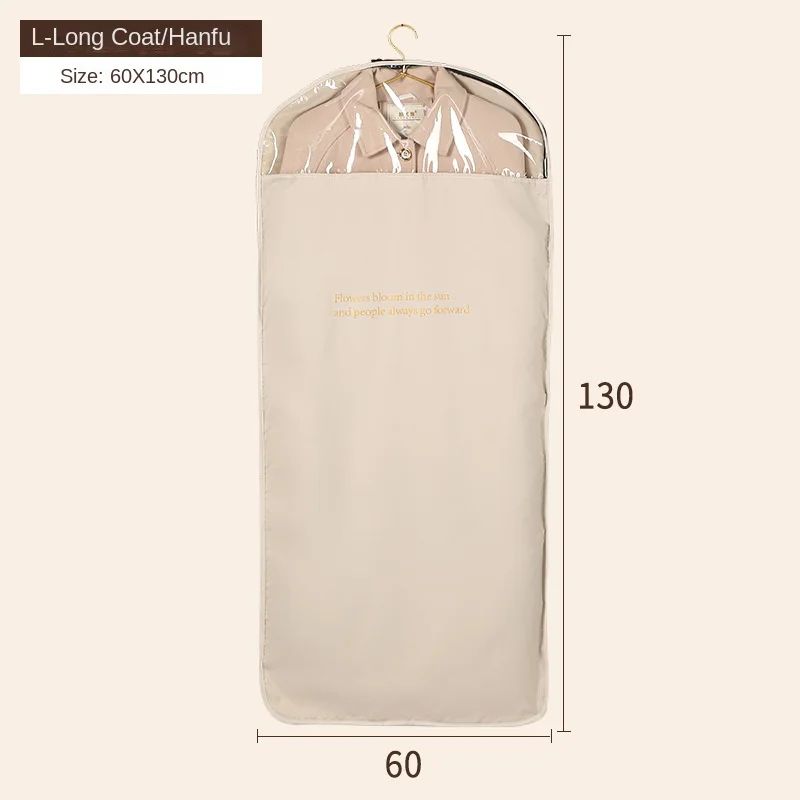 Clothing Dust Cover Hanging Light Luxury Clothing Dust Bag Down Jacket Transparent Coat Cover