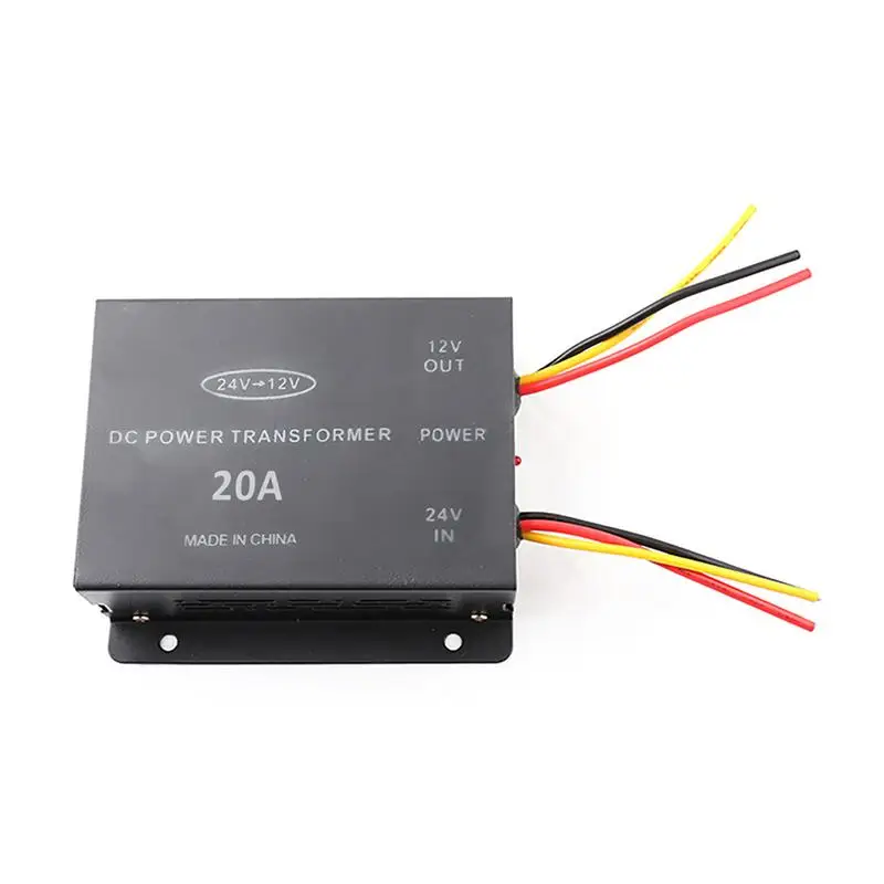 Car Power Supply Step-Down Transformer 24V To 12V Converter 10A 15A 20A 30A Output With Memory Power High To Low Inverter