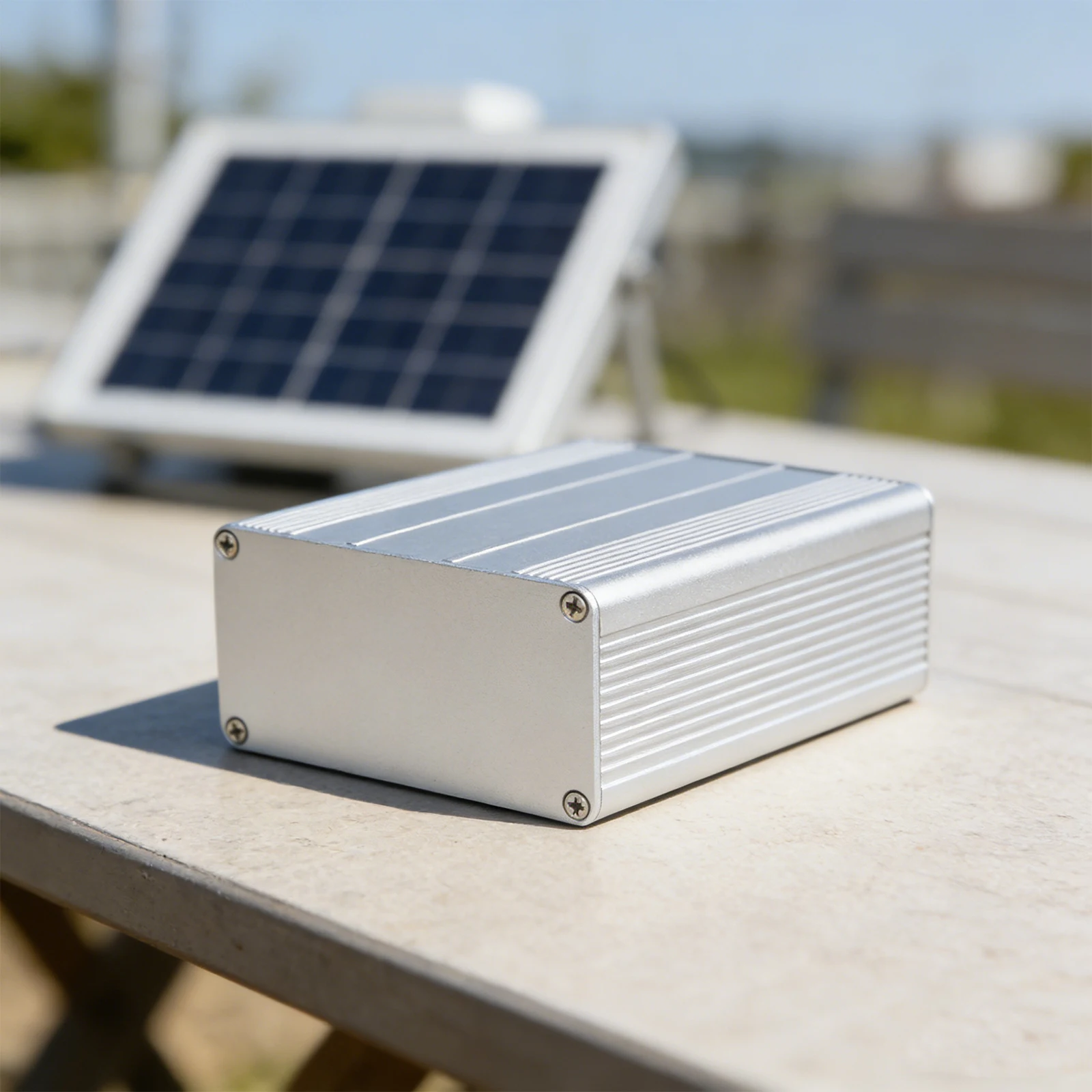 Compact and Sturdy Aluminum Enclosure Designed for PCB Instruments Dimensions of Dimensions of 3 94 x 3 94 x 1 97 Inches
