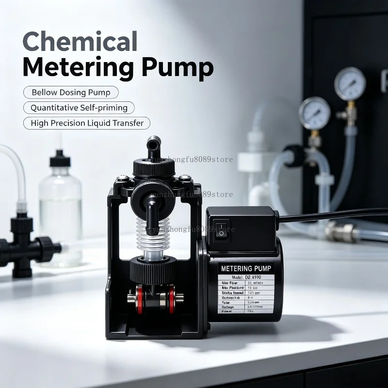 Chemical Metering Pump, Bellow Dosing Pump, Quantitative Replenishment Self-priming Pump, Liquid Transfer for Industrial Use