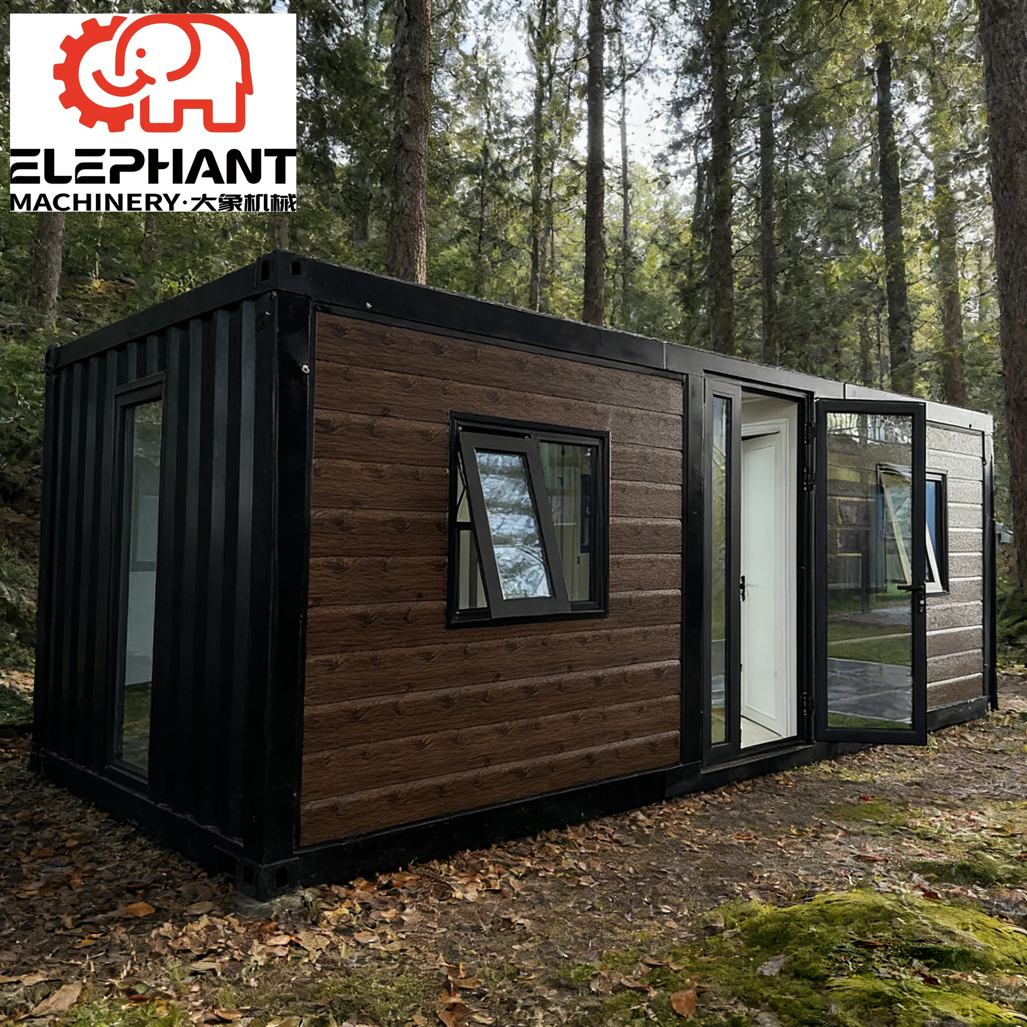Custom Folding 2 Bedroom Prefab Expandable Container House with Eco-Friendly Features on Wheels for Living Home Office Mall Use