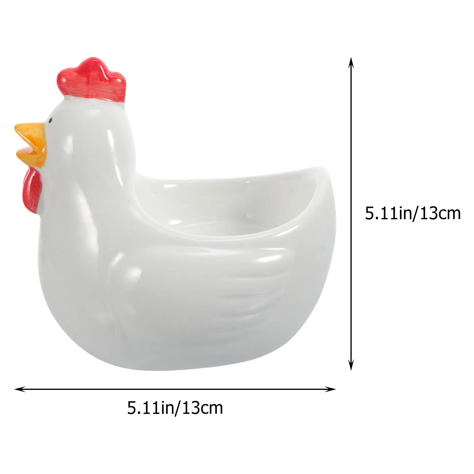 1Pcs Ceramic Kids Soup Bowl Cute Chicken Shape Dish for Children Fruit Salad Dessert Oatmeal Rice Instant Noodles Home Tableware