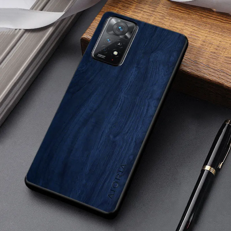 Case for Redmi Note 11 Pro Plus 11S 5G unique design lightweight wood pattern PU leather Phone Cover for redmi note 11 pro case