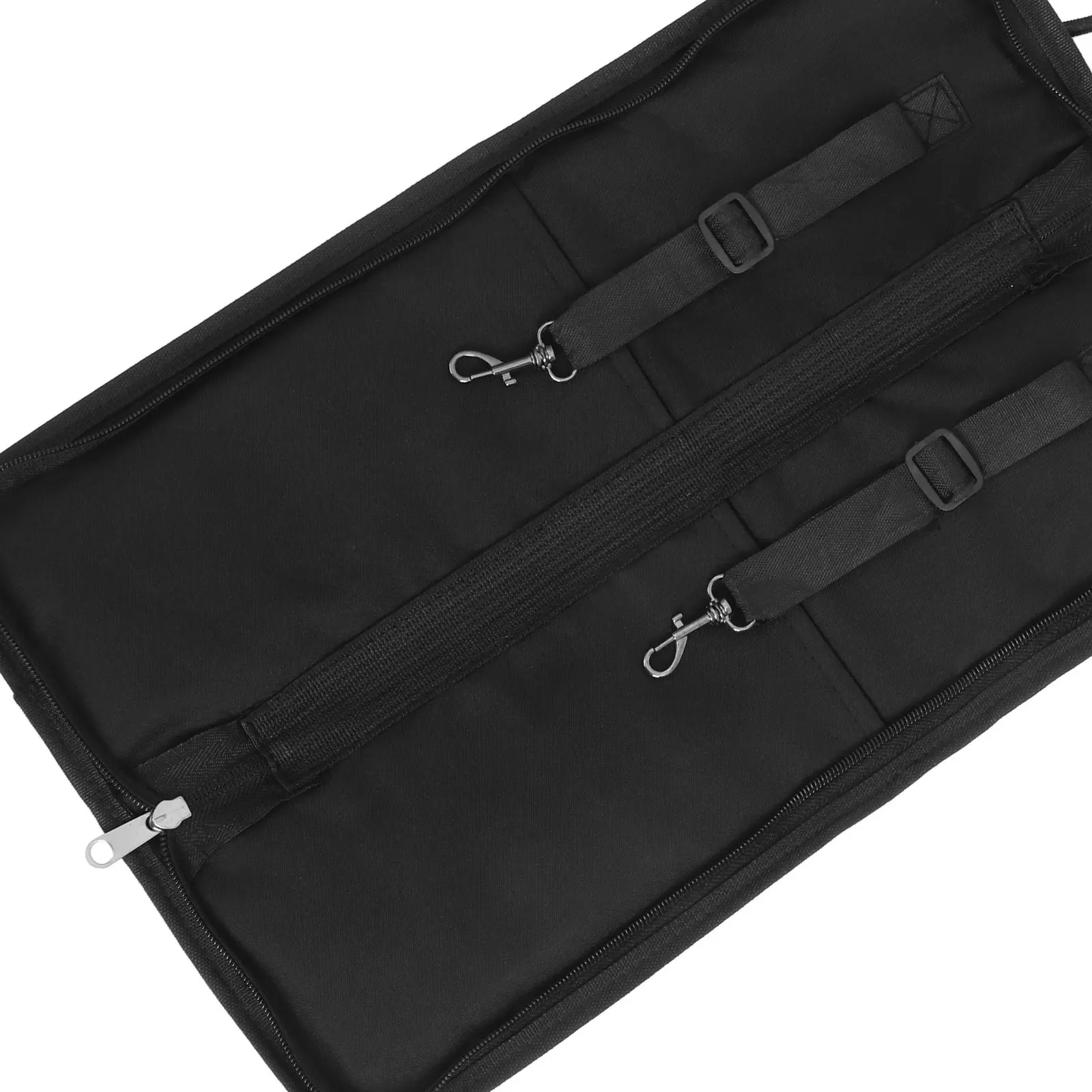 1Pcs Thicken Drumstick Bag Drum Stick Storage Case with Double Hooks Carrying Handle Fits Floor Quick Access Drummer Bag