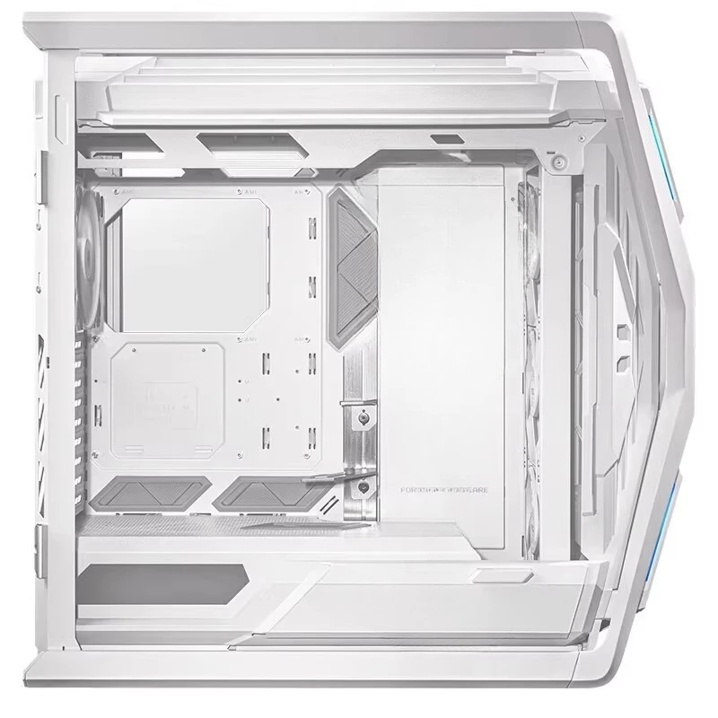 GR701 سبائك الألومنيوم برج كامل حالة الكمبيوتر X الإطار والمروحة ATX