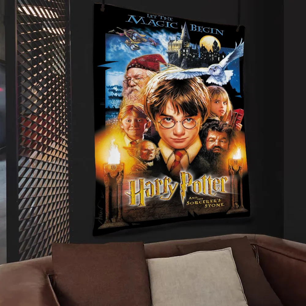 Harrys Potters Tapestry Art Printing Art Science Fiction Room Home Decor Wall Art Decor