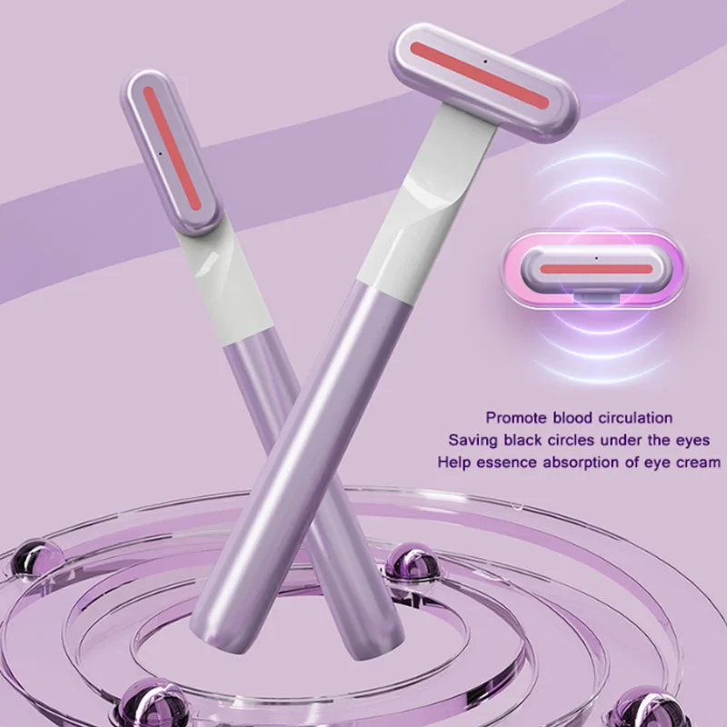 جهاز تجميل العين الكهربائي جهاز RF لشد الجلد للهالات السوداء والخطوط الدقيقة وعصا تدليك لتقليل التجاعيد #5