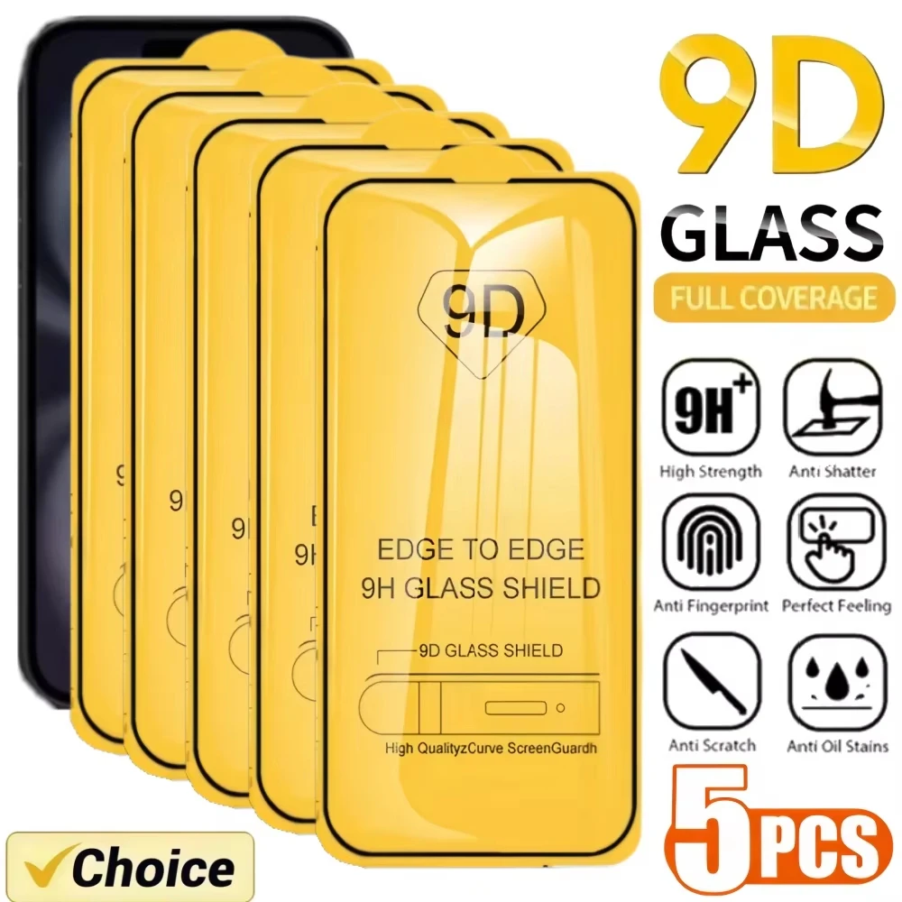 1-5Pcs 9D Screen Protectors For Xiaomi 17 Pro Max 17 Ultra 17T Pro 15 14 13 15T Pro Mi 14T 13T 12 11 Lite 5G Tempered Glass Film