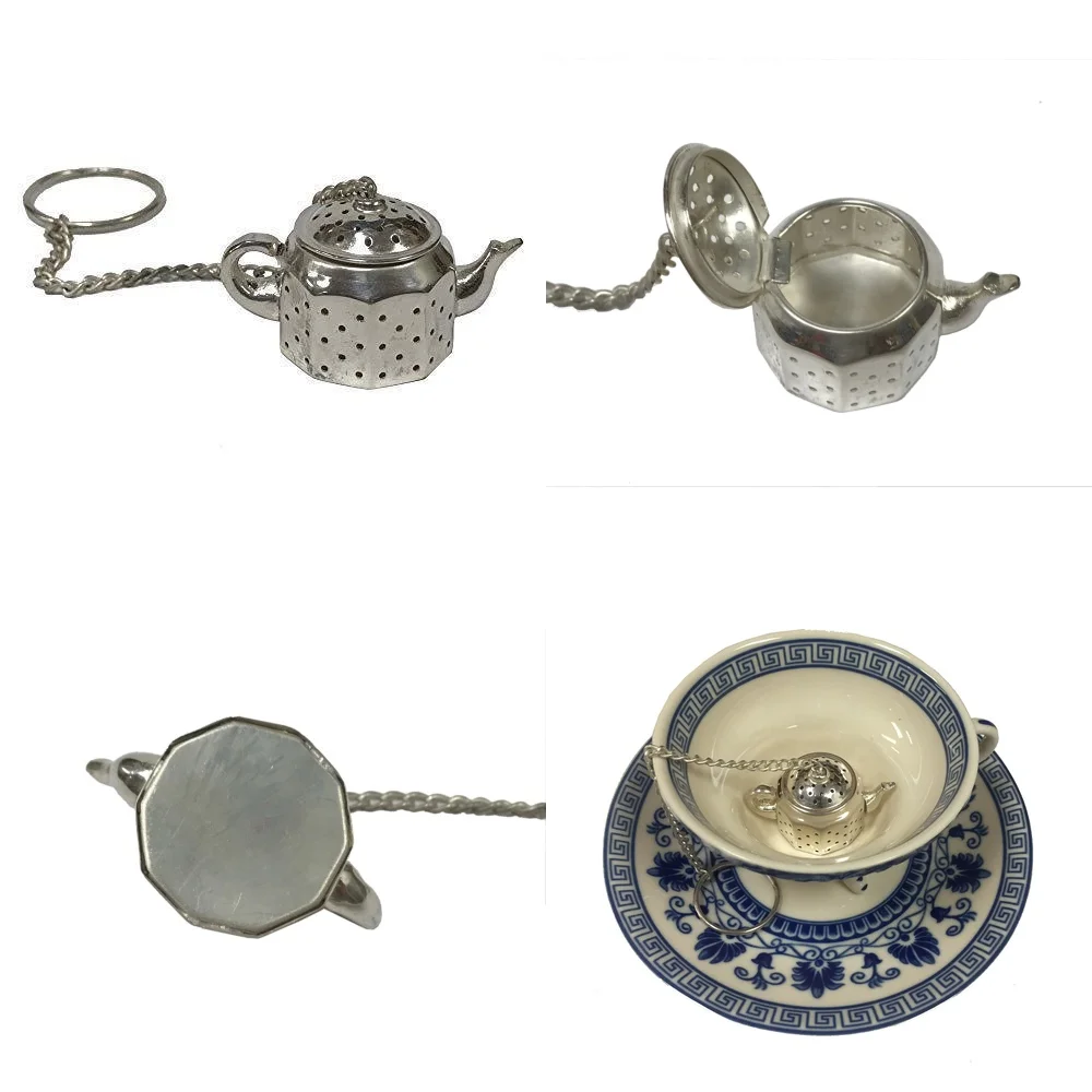 

Antique Style Loose Leaf Tea Infuser Unique Shape Tea Pot Vintage Design Steeping Teapot for Herbal Tea Green
