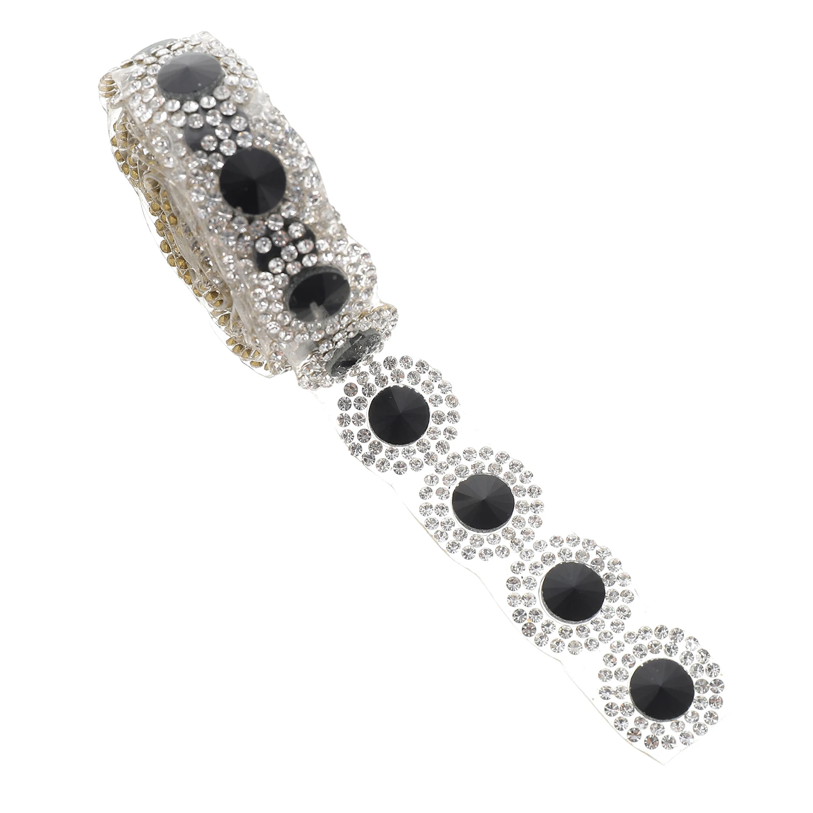 

1pc Rhinestone Wrap Sparkling Tape Crystal Diamond Belt Glass Ribbon Diy Webbing Trim Wedding Crafts Material Banding Belts For