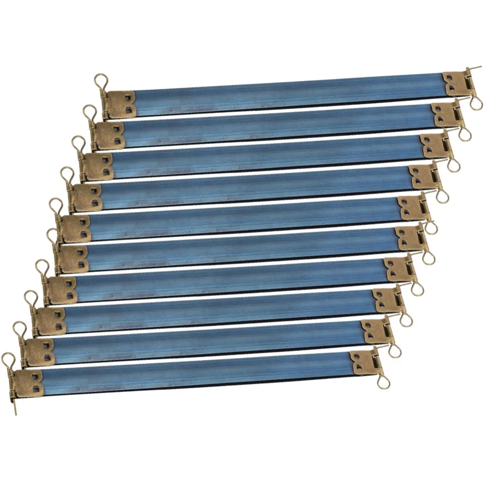 10pcs Metal Internal Frame Purse Flex Frames 7.87 Inch Size Spring Clips Coin Purse Accessories DIY Bag Frames