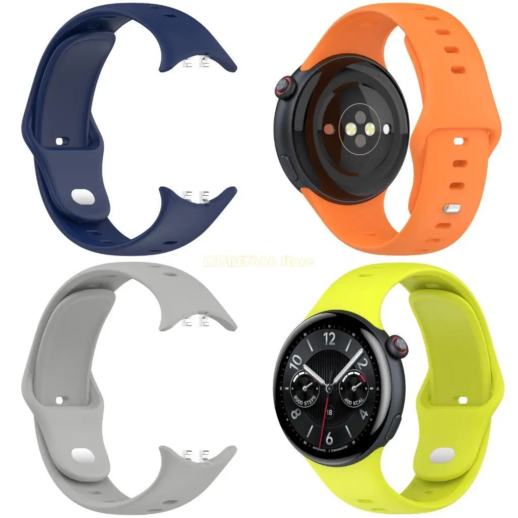 

F62C Удобные силиконовые ремни ремня для часов для просмотра 5 браслетов по фитнесу браслеты