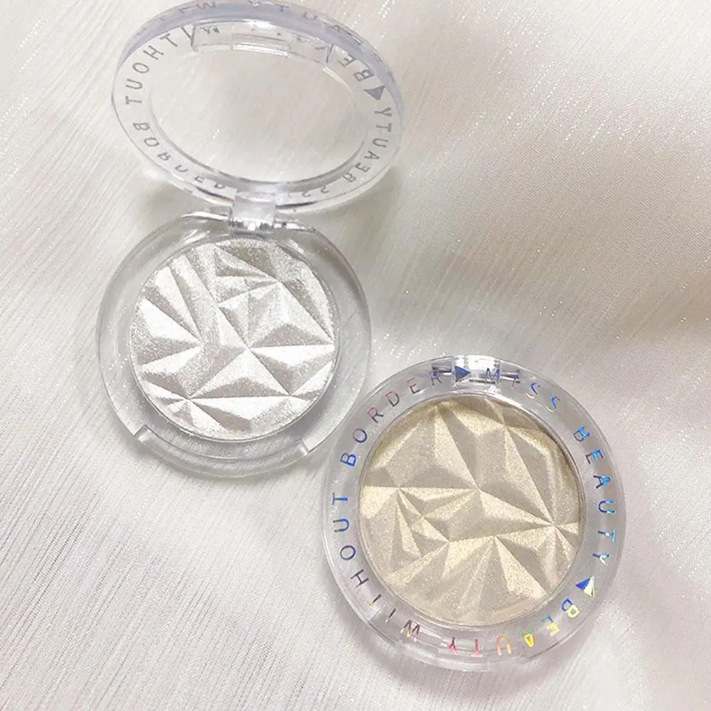 1pcs Diamond Highlighter Powder Palette Face Contour Brighten Waterproof Makeup Cosmetics Lasting C5r1