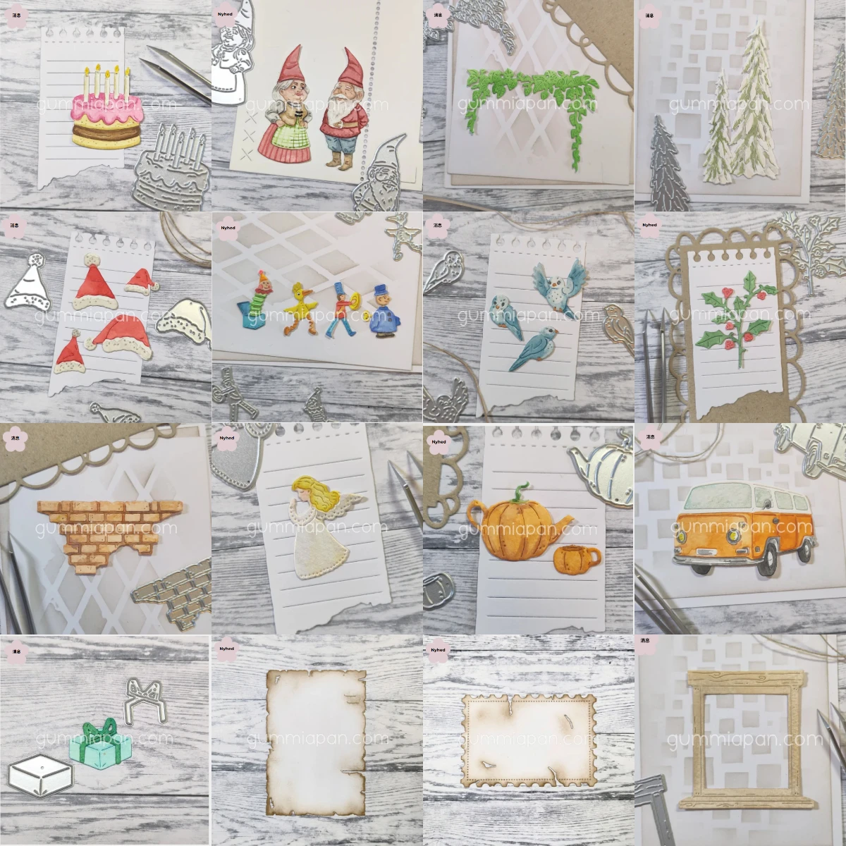 Brick Wall Birthday Cake 2025 New Dies Scrapbook Diary Decoration Stencil Embossing Template DIY Greeting Card Handmade