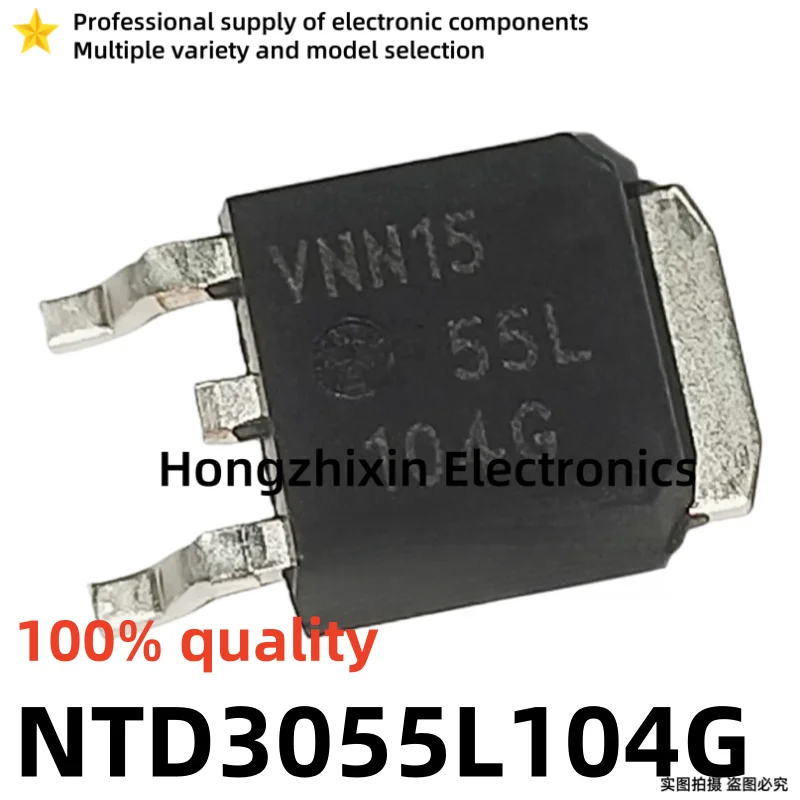 10PCS NEW 100% quality NTD3055L104T4G 55L104G 55L104 55L 104G 60V 12A TO-252 MOSFET