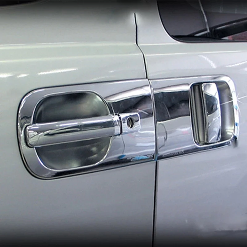 For Hyundai Grand Starex H-1 i800 2018 2019 2020 ABS chrome external Decoration Cover door handle bowl rearview mirror cover