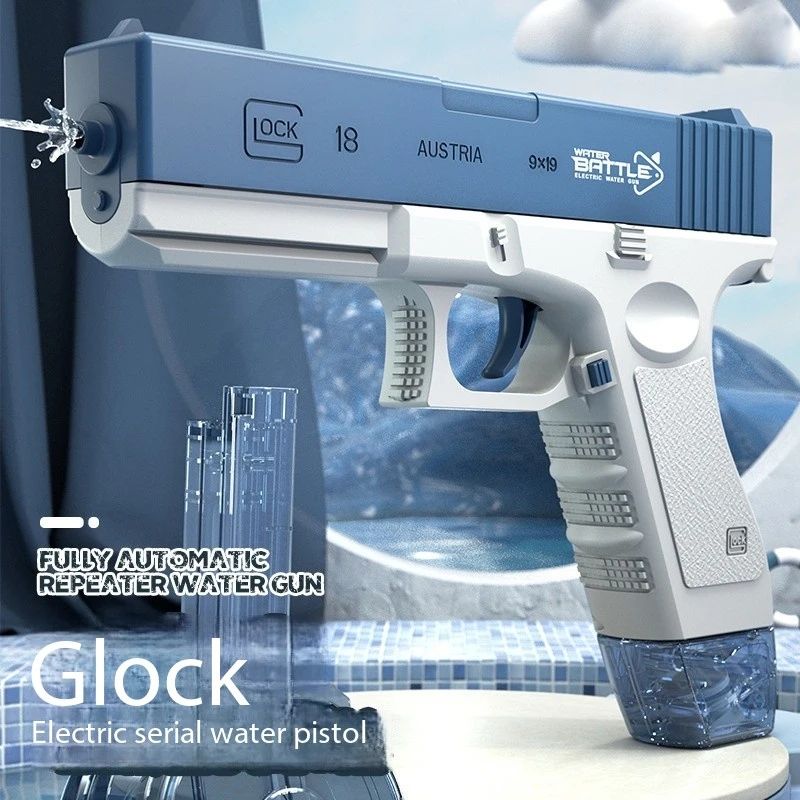 Nieuwe elektrische waterpistool speelgoed draagbare volautomatische elektrische burst waterpistool kinderen schieten speelgoed zomer strand speelgoed kinderen