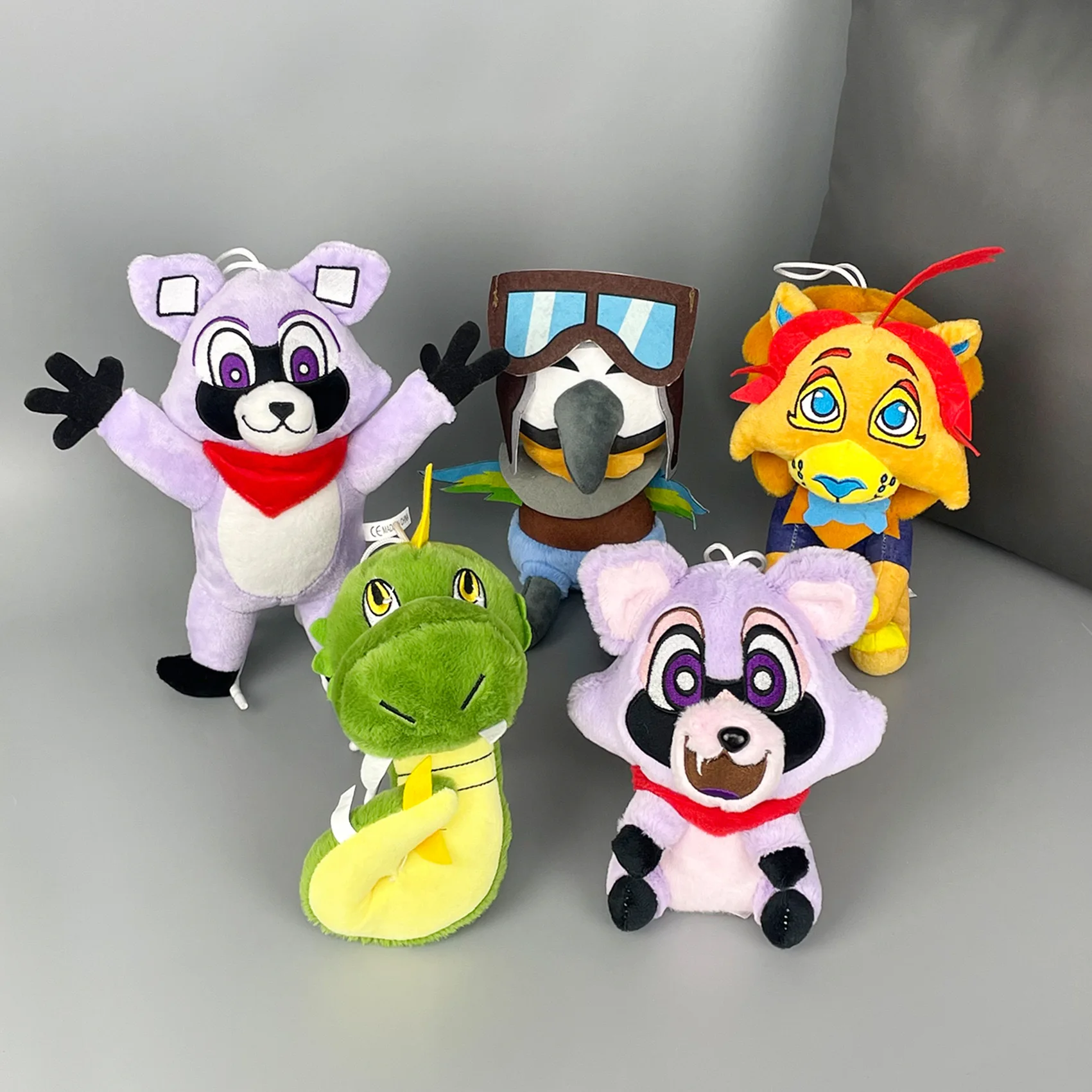 Najnowszy 20 cm Indigo Park Rambley Pluszowa zabawka pluszowa Anime Pluszowa zabawka Wypchane zwierzęta Miękkie pluszowe prezenty dla dzieci Lalka Urodziny Kolor: 2