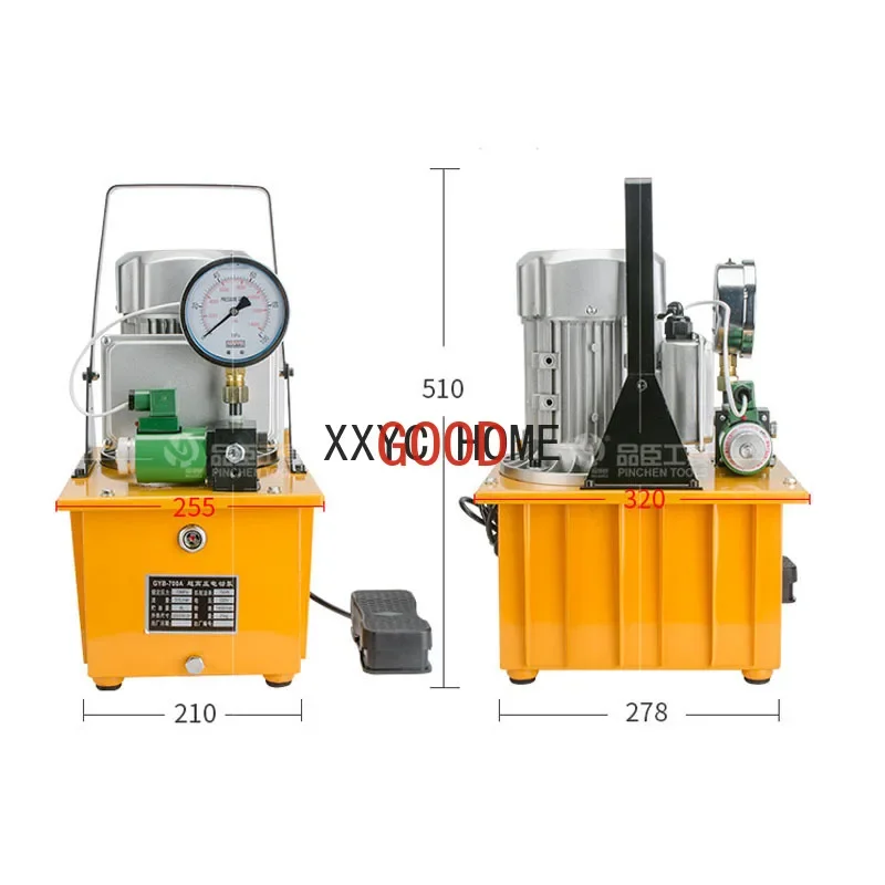 GYB-630B/700A 750 واط مضخة هيدروليكية كهربائية فائقة الضغط مضخة كهربائية محطة الزيت الهيدروليكي أدوات مضخة زيت الضغط العالي