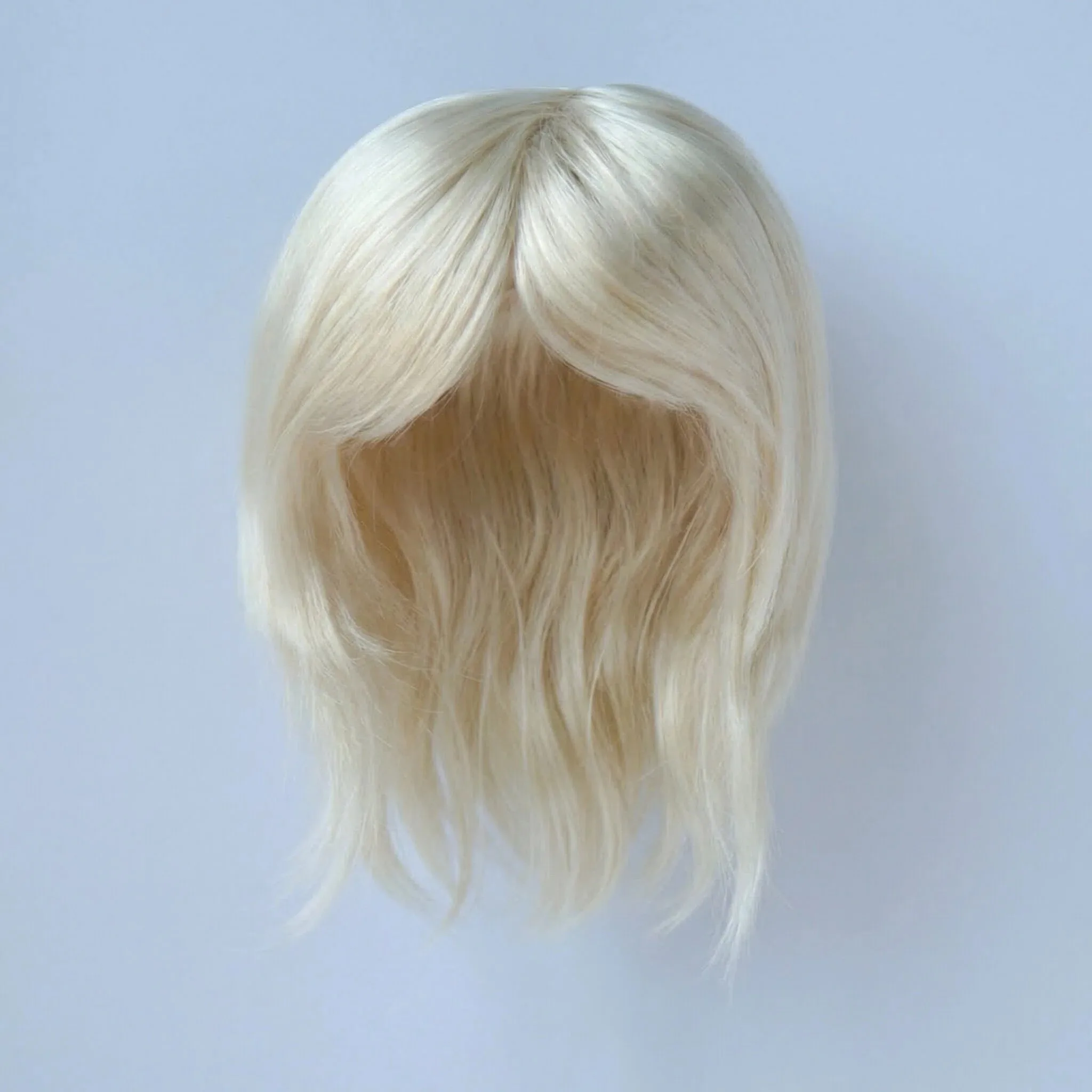 JD762 Natural curls Mid long doll wigs that can be tilted and self trimmed with bangs  Full sizes Doll Accessories