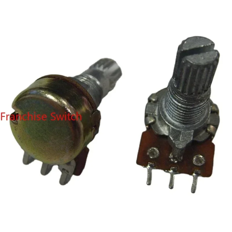 10PCS Volume Potentiometer RV120 Single Connection B5K-15MM Shaft 12 Type