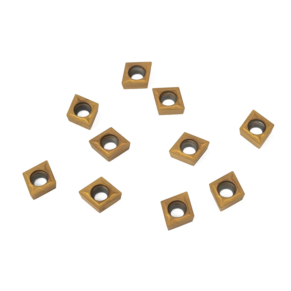 US735 Carbide Inserts 10Pcs Blade Replacement Tool Turning CCMT32.51 Cutting for lathe Metalworking Accessories