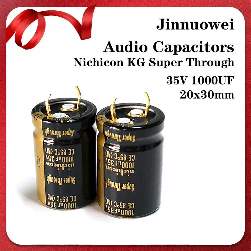 

Nichicon KG TYPE-Ⅲ 1000uf 35V 20*30 Super Through Audio aluminum electrolytic capacitors 1000uf 35V