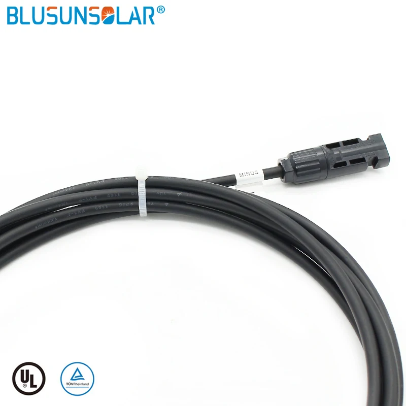 BLUSUNSOLAR 4 Metre Solar Cable 4mm2 with Connectors