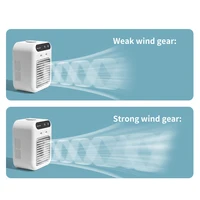 Mini ventilateur climatiseur rechargeable par USB, ventilateur de refroidissement portable avec batterie 1800mAh, humidificateur et circulateur d'air - pour la maison et le bureau 3